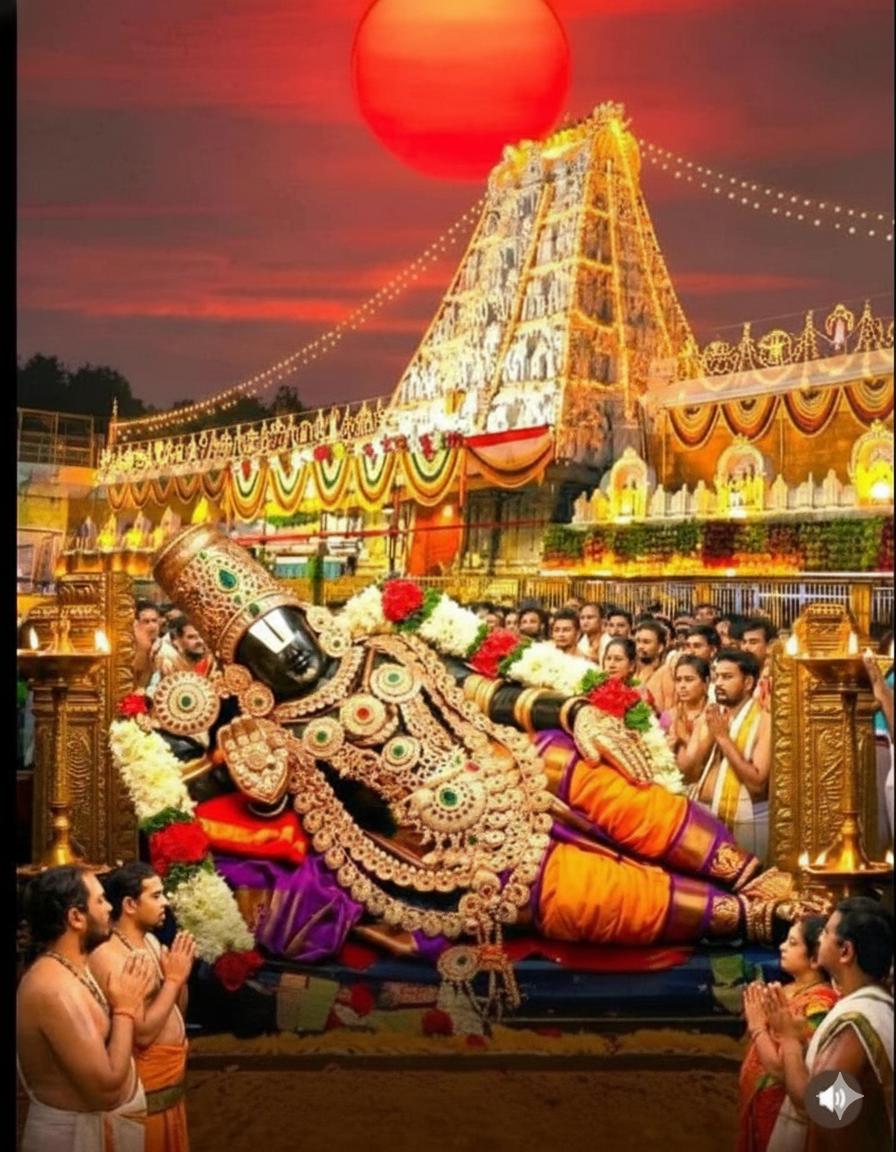 तिरुमला के श्री वेंकटेश्वर स्वामी के मंदिर में वैकुण्ठ द्वार दर्शन और श्रद्धालुओं की अटूट आस्था: एक विश्लेषण।