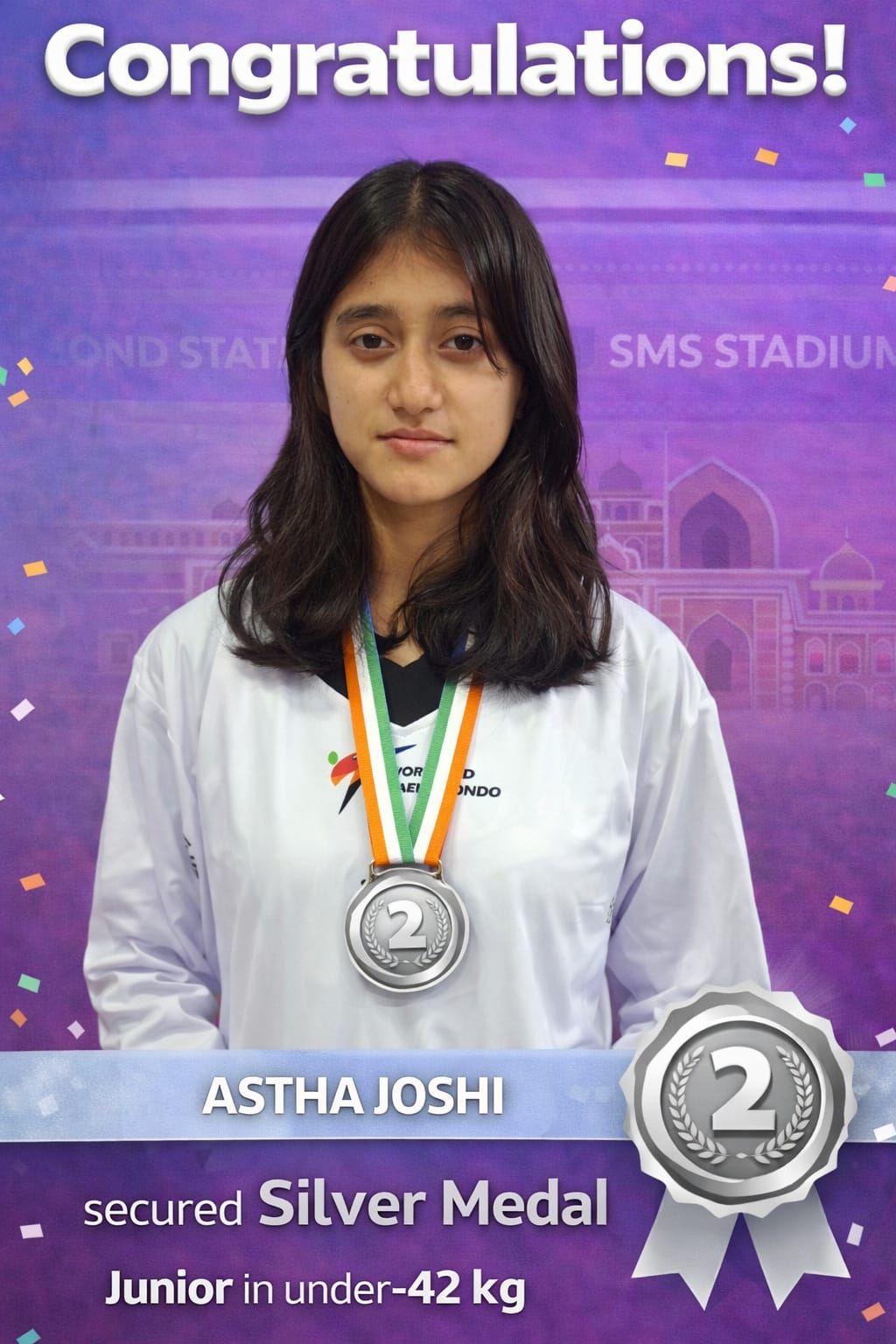 राष्ट्रीय ताइक्वांडो फेडरेशन कप 2026 में अल्मोड़ा जिला के ताइक्वांडो खिलाड़ियों ने जीता एक एक स्वर्ण पदक और एक रजत पदक और तीन कांस्य पदक।