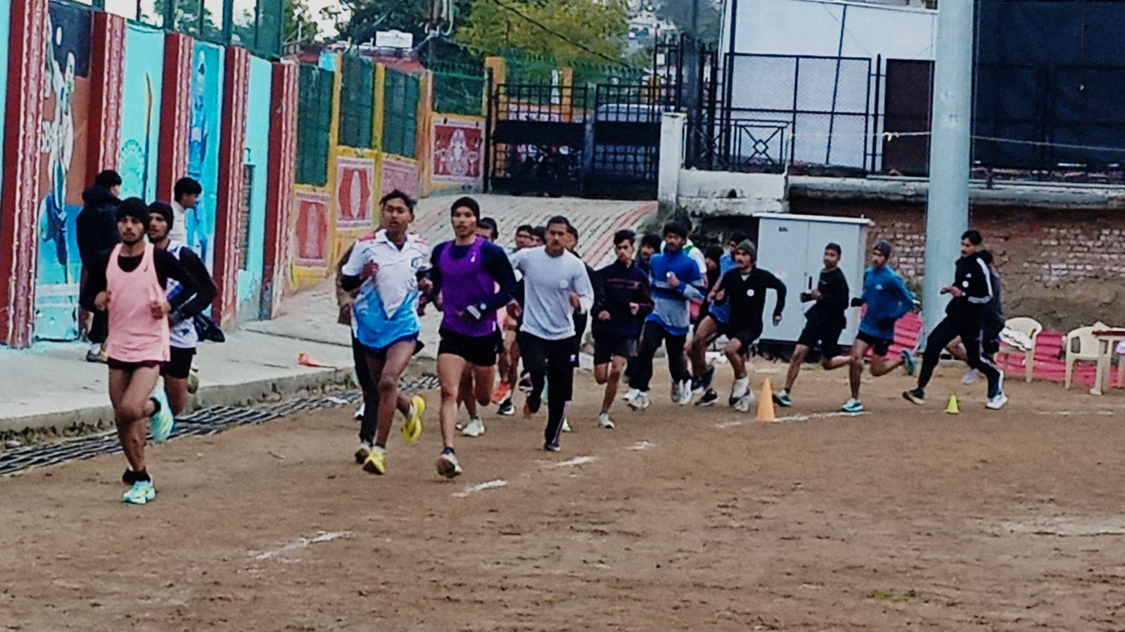 शहीद दिवस के अवसर पर स्टेडियम में किया गया खेलों का आयोजन।