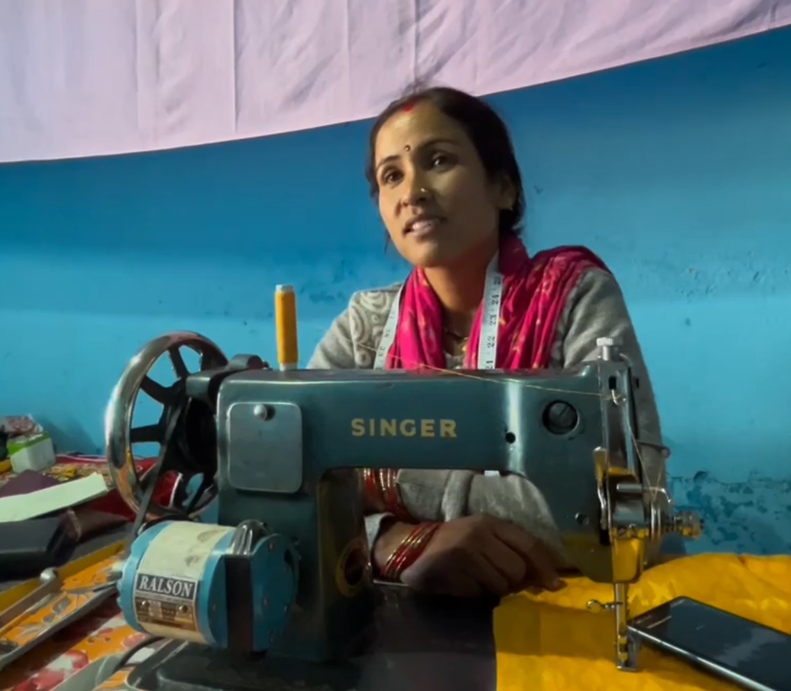 सिलाई सेंटर से हुनर को मिला नया आयाम, REAP परियोजना से मिला रोजगार को संबल।