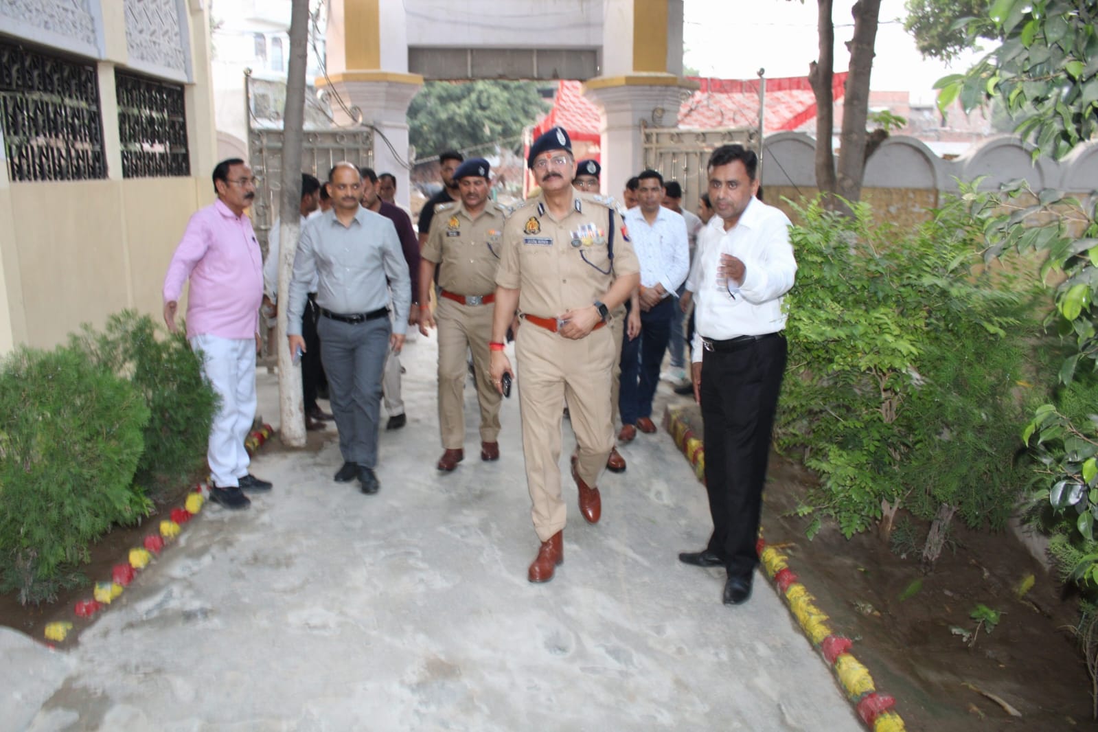 कन्नौज में यूपी होमगार्ड्स परीक्षा की तैयारियां पूरी, अफसरों ने परखा सुरक्षा इंतजाम।