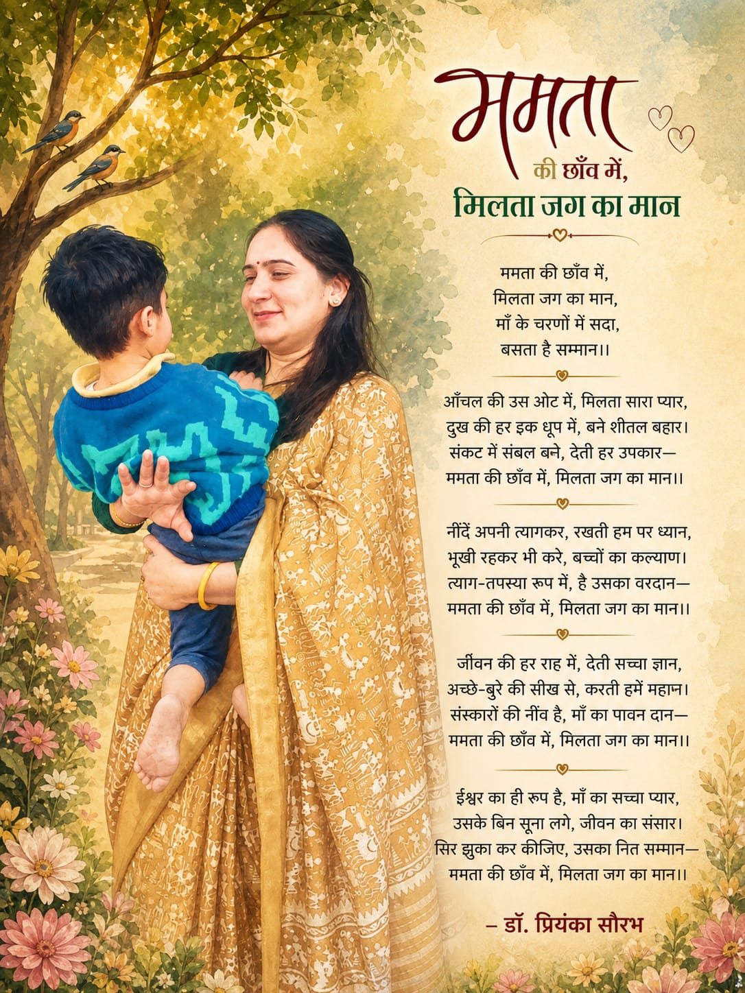 घर की पहली शिक्षक: माँ और बदलता पालन-पोषण