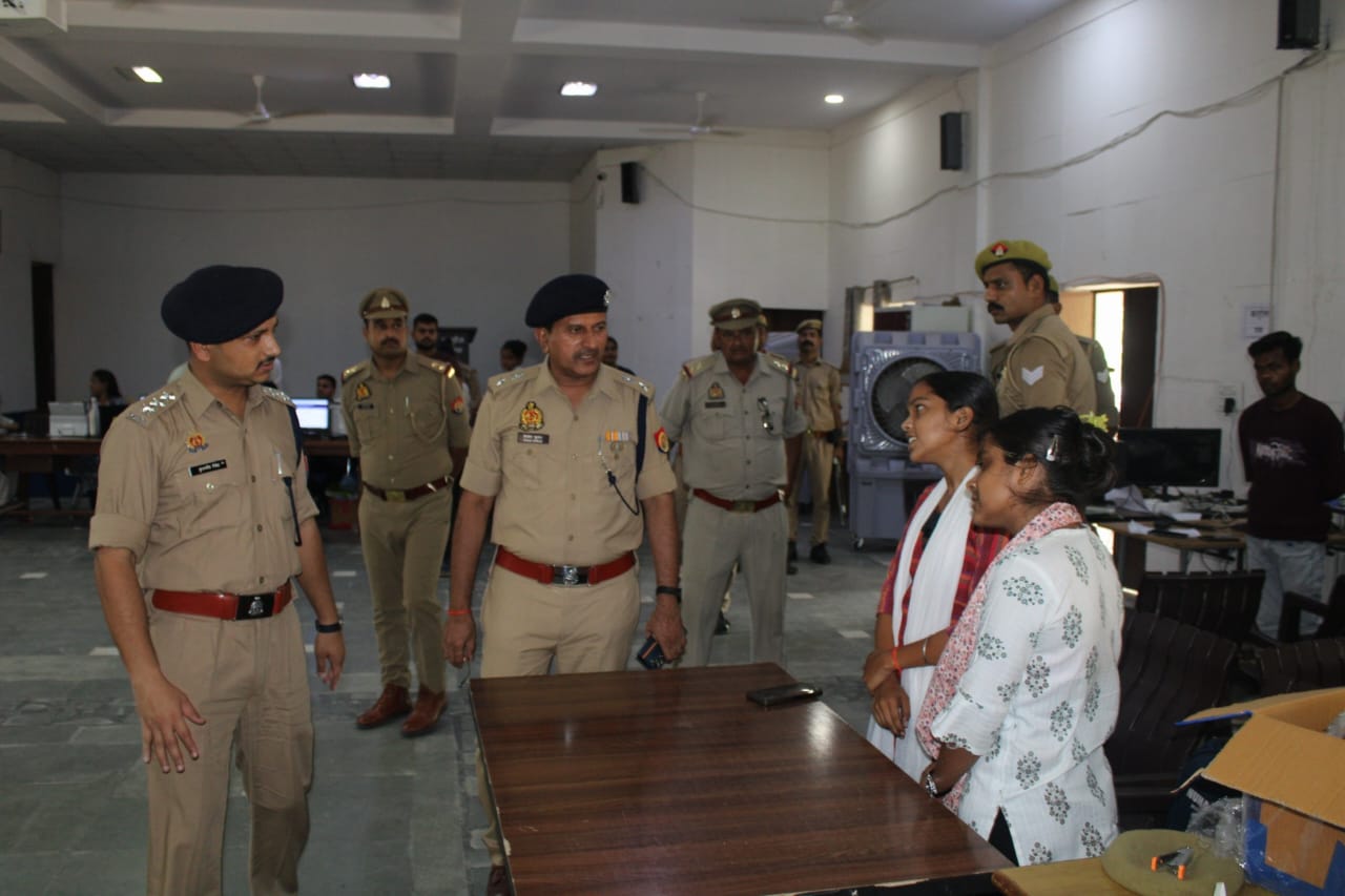 होमगार्ड भर्ती: डीवी व पीएसटी प्रक्रिया का एसपी ने किया निरीक्षण।