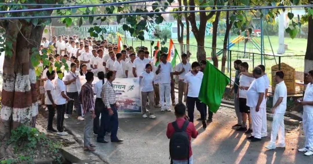 कारगिल विजय दिवस पर पुलिस ने निकाली नशा मुक्त मैराथन