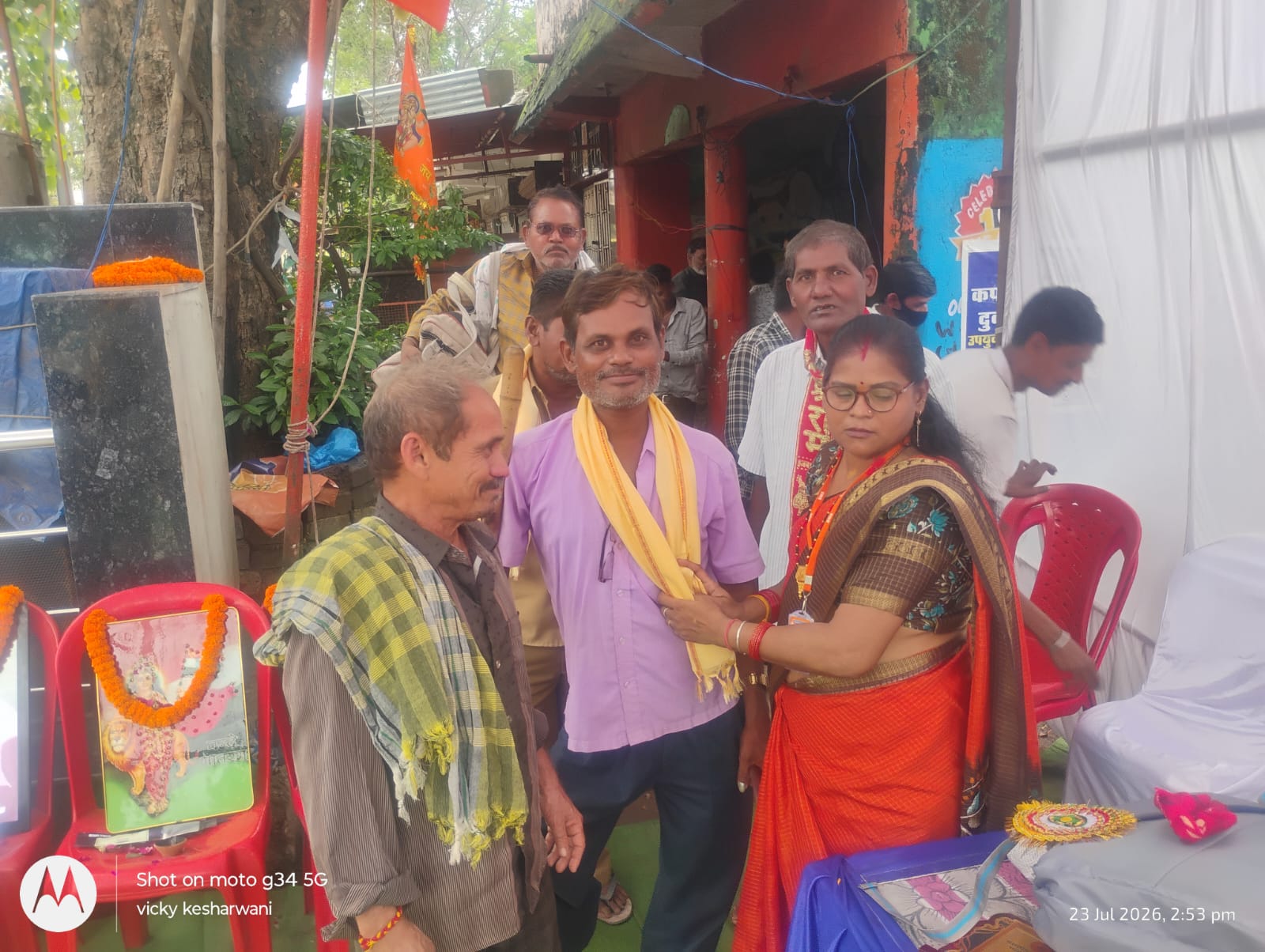 भाटापारा में भारतीय मजदूर संघ का 72वाँ स्थापना दिवस मनाया गया।