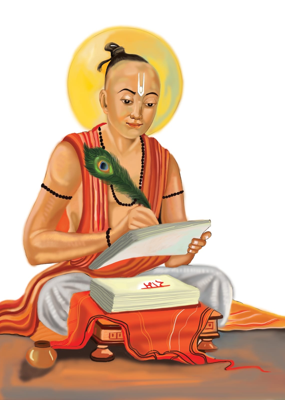 कलियुग में राम नाम की पताका फहराने वाले महान संत गोस्वामी तुलसीदास।