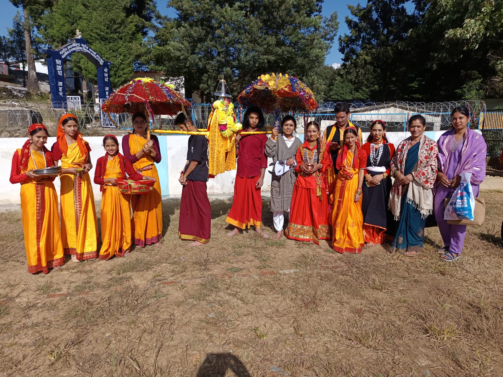 जागतोली की सुरम्य वादियों में बिखरी लोक संस्कृति की छटा। 