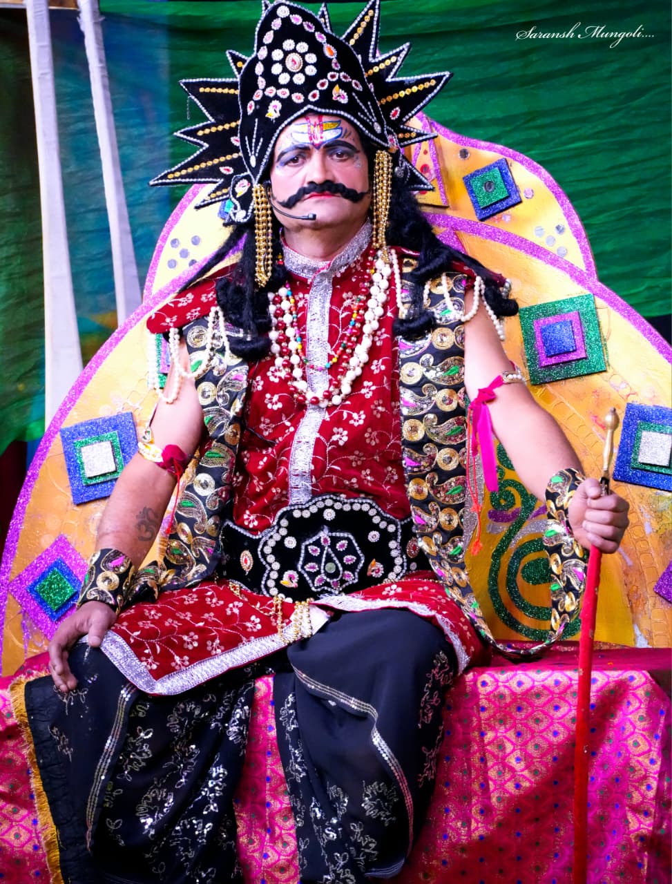 सांस्कृतिक नगरी अल्मोड़ा की ऐतिहासिक नंदादेवी रामलीला का अष्ठम दिवस।