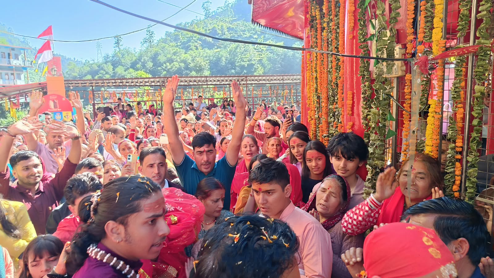 सिद्धपीठ कालीमठ में शारदीय नवरात्र की अष्टमी-नवमी मेला संपन्न।